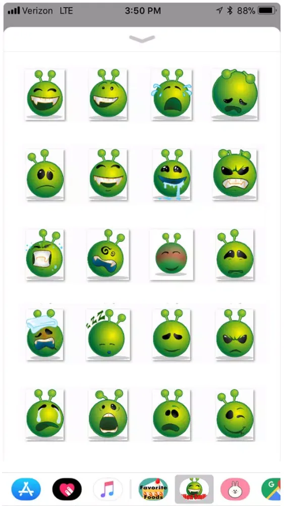 صور Alien Smile SMS