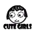 Cute Girls Face Stickers
