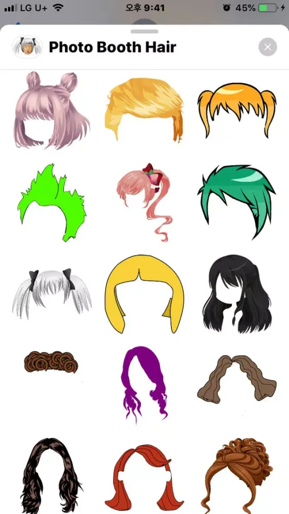 Photo Booth Hair Screenshots