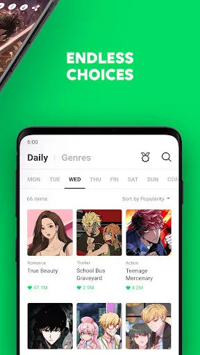WEBTOON Screenshots
