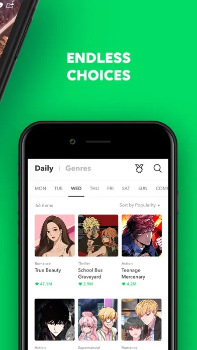 WEBTOON: Comics Screenshots
