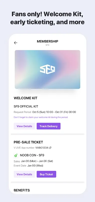V LIVE Screenshots