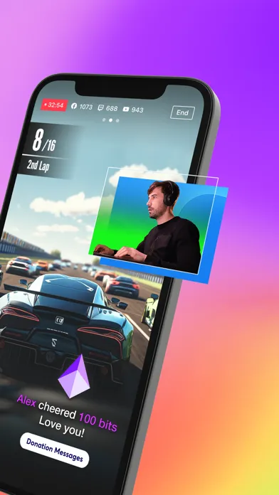 PRISM: Live Streaming App سکرین شاٹس