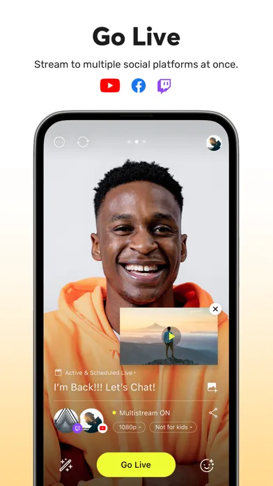 PRISM: Live Streaming App سکرین شاٹس