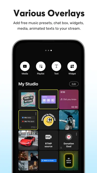 PRISM: Live Streaming App سکرین شاٹس