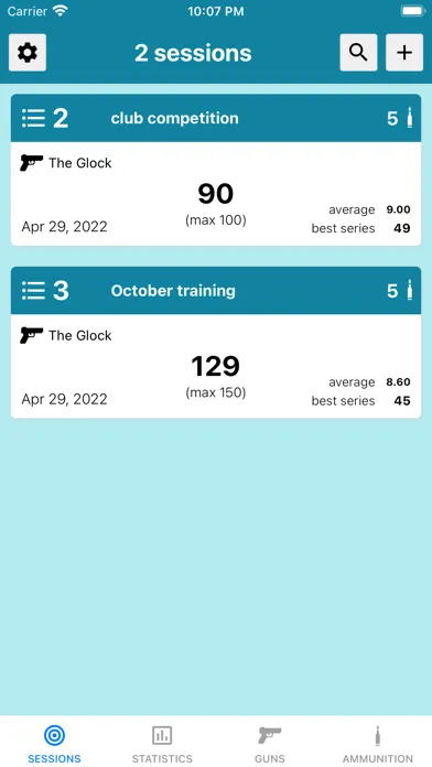 Скриншоты Shootstats