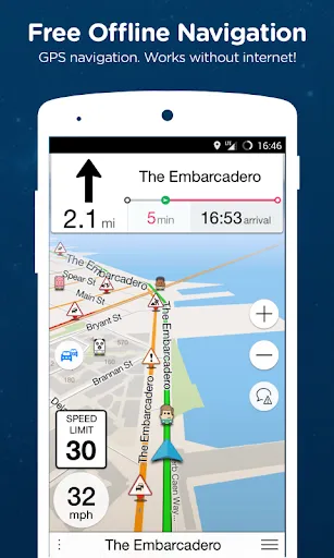 تصاویر Navmii GPS USA (Navfree)