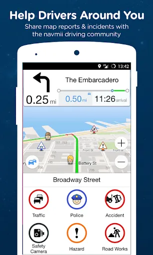 تصاویر Navmii GPS USA (Navfree)