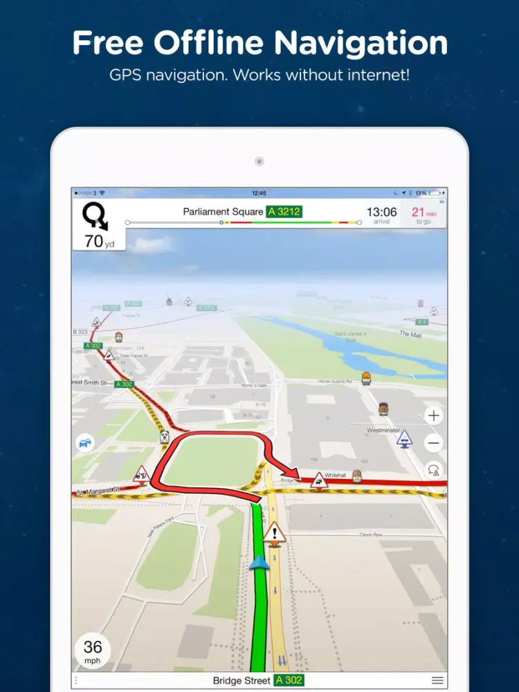 Navmii Offline GPS Canada iPad 应用截图