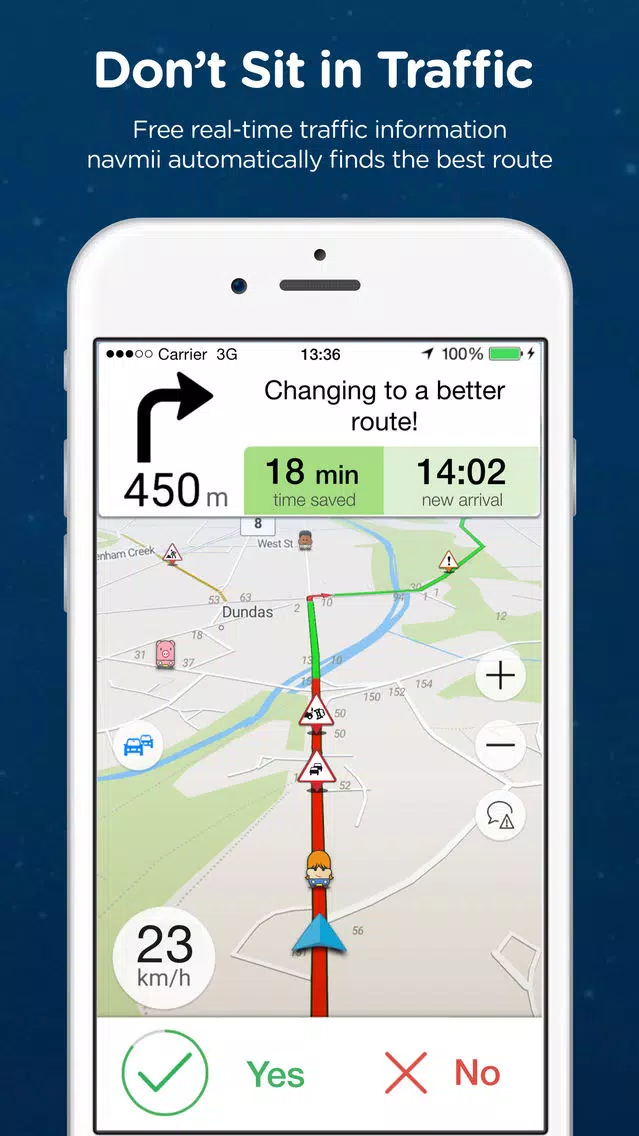 Screenshot di Navmii Offline GPS Canada