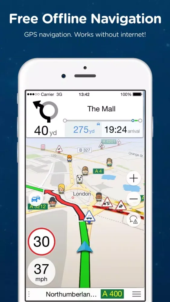 Tangkapan layar Navmii Offline GPS Switzerland