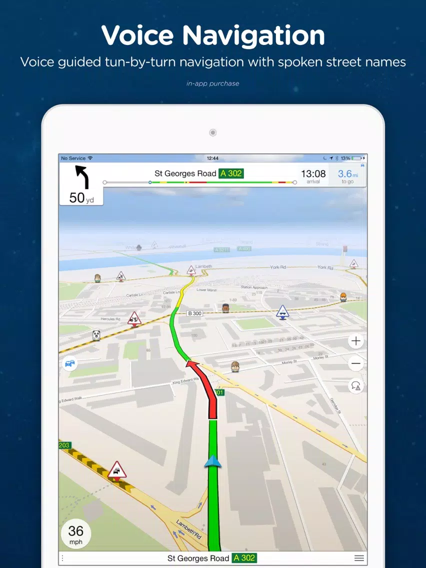 Navmii Offline GPS Denmark iPad  स्क्रीनशॉट