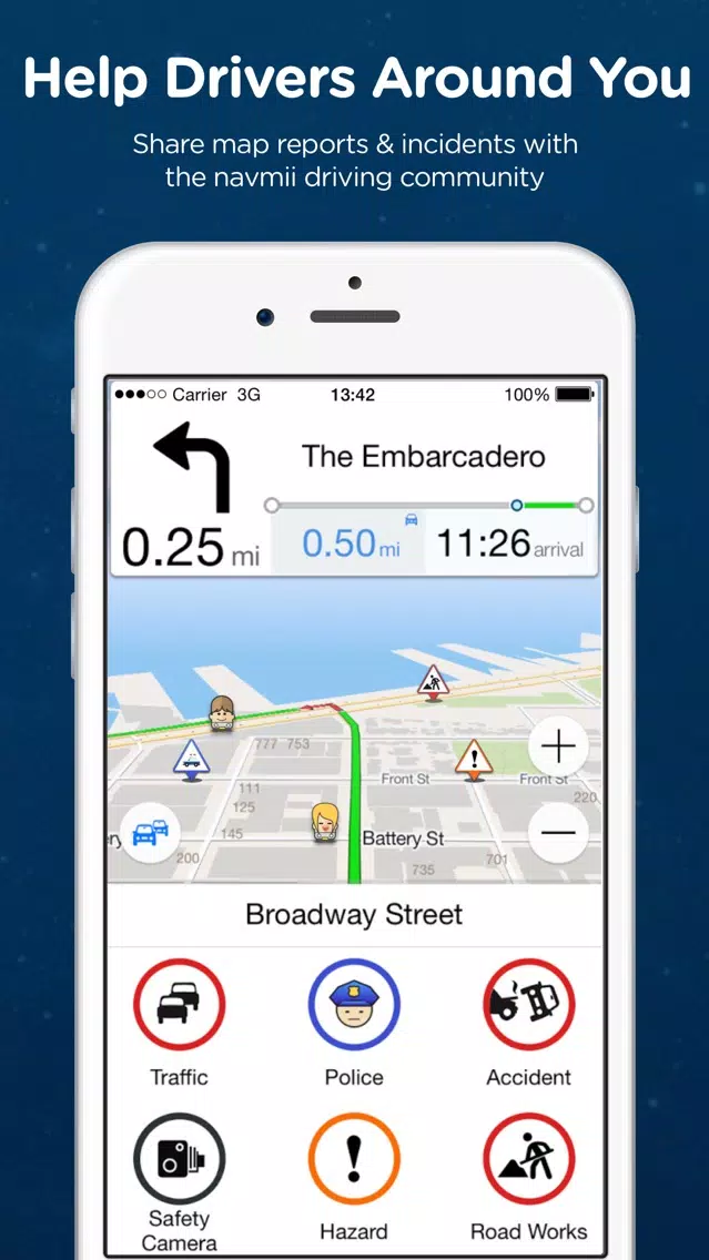 Zrzuty ekranu Navmii Offline GPS France