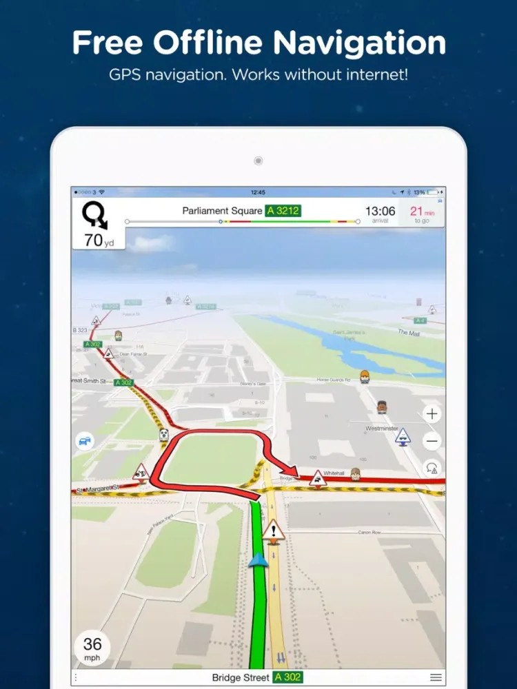 Navmii Offline GPS Sweden iPad 應用截圖