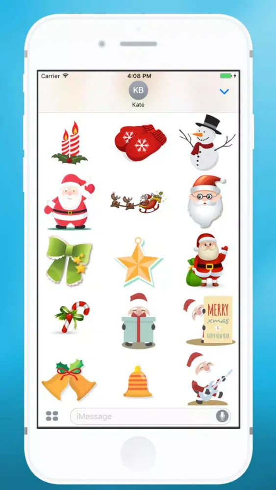 Capturas de pantalla de Christmas Items Sticker for iMessage