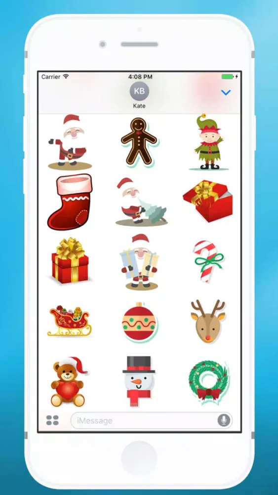 Capturas de pantalla de Christmas Items Sticker for iMessage
