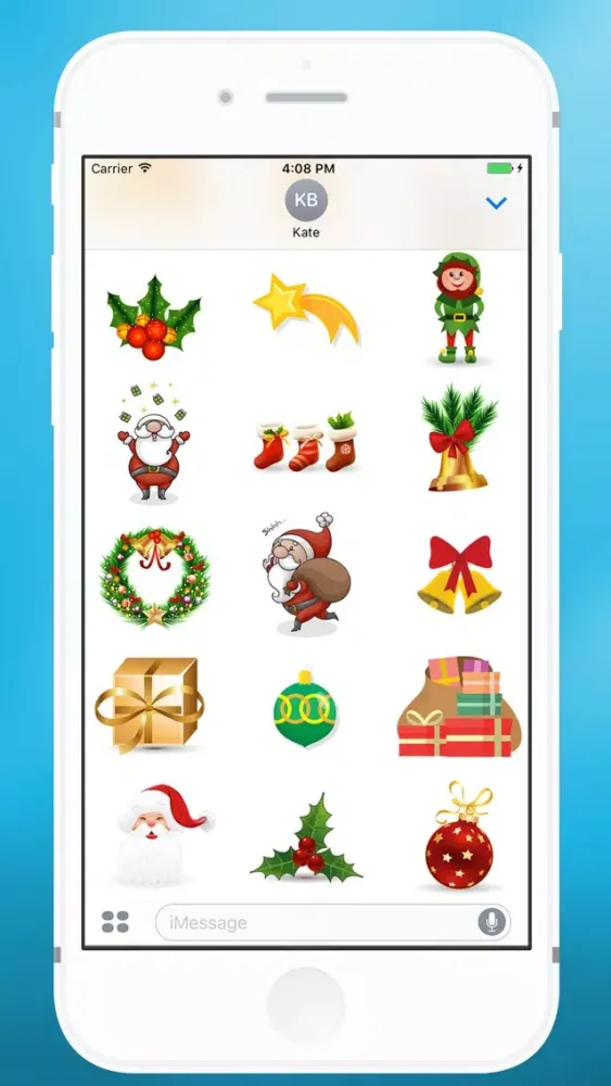 Capturas de pantalla de Christmas Items Sticker for iMessage