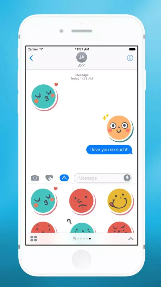 Funny Smiler Sticker Screenshots
