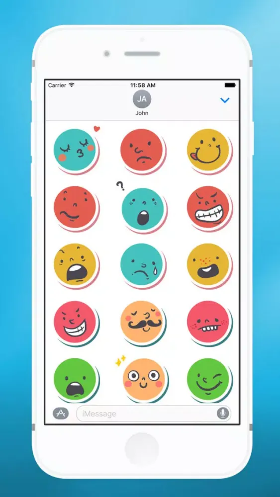 Funny Smiler Sticker Screenshots