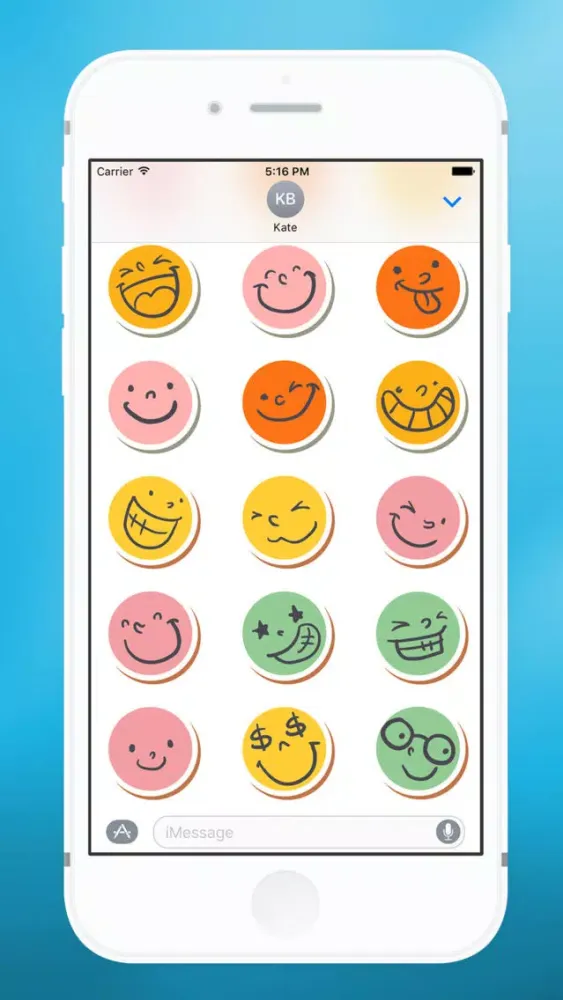 Funny Smiler Sticker Screenshots