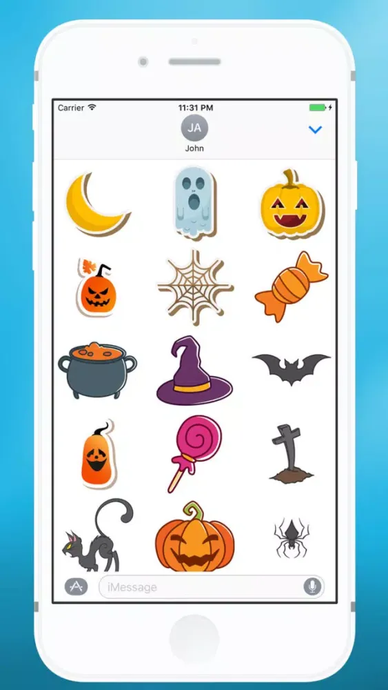 Screenshot di Halloween Items Sticker for iMessage