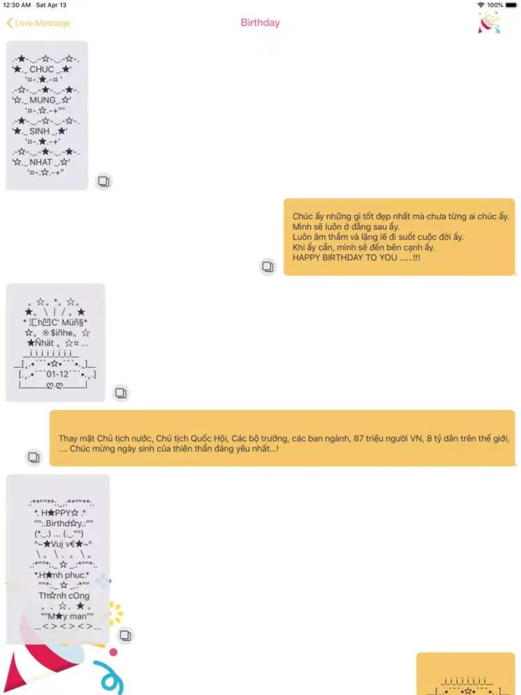 Love Messages iPad 应用截图