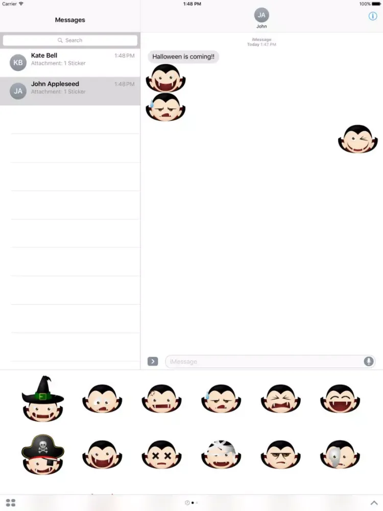 تصاویر Vampire Sticker iPad 