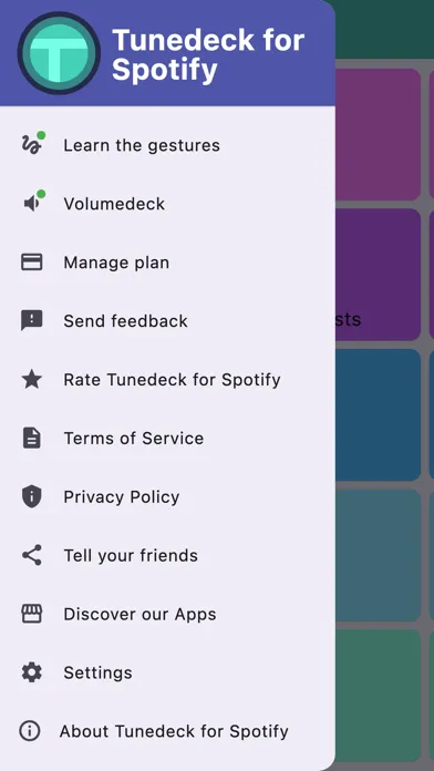 صور Tunedeck for Spotify