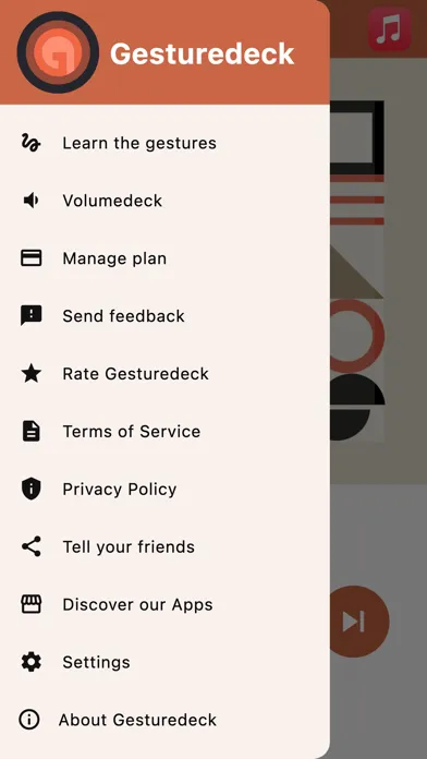 Ảnh chụp màn hình của Gesturedeck