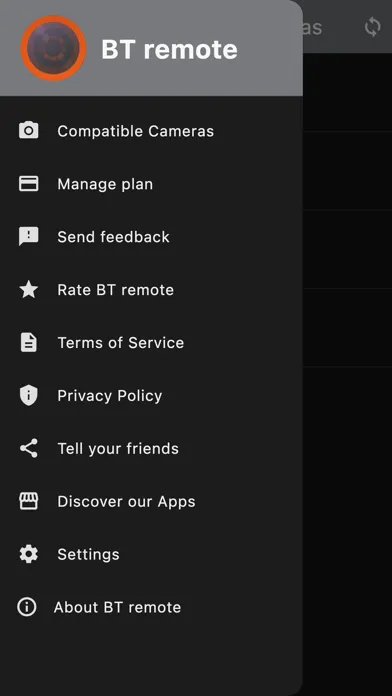 BT Cam for Sony: Camera Remote Ekran Görüntüleri