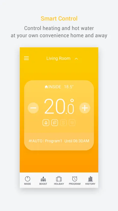 Ảnh chụp màn hình của Navien Smart Plus