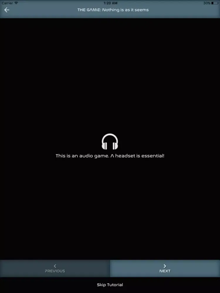 TheGame Nothing is as it seems iPad  スクリーンショット