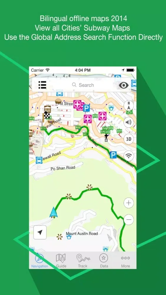 Belgium Offline Map Screenshots