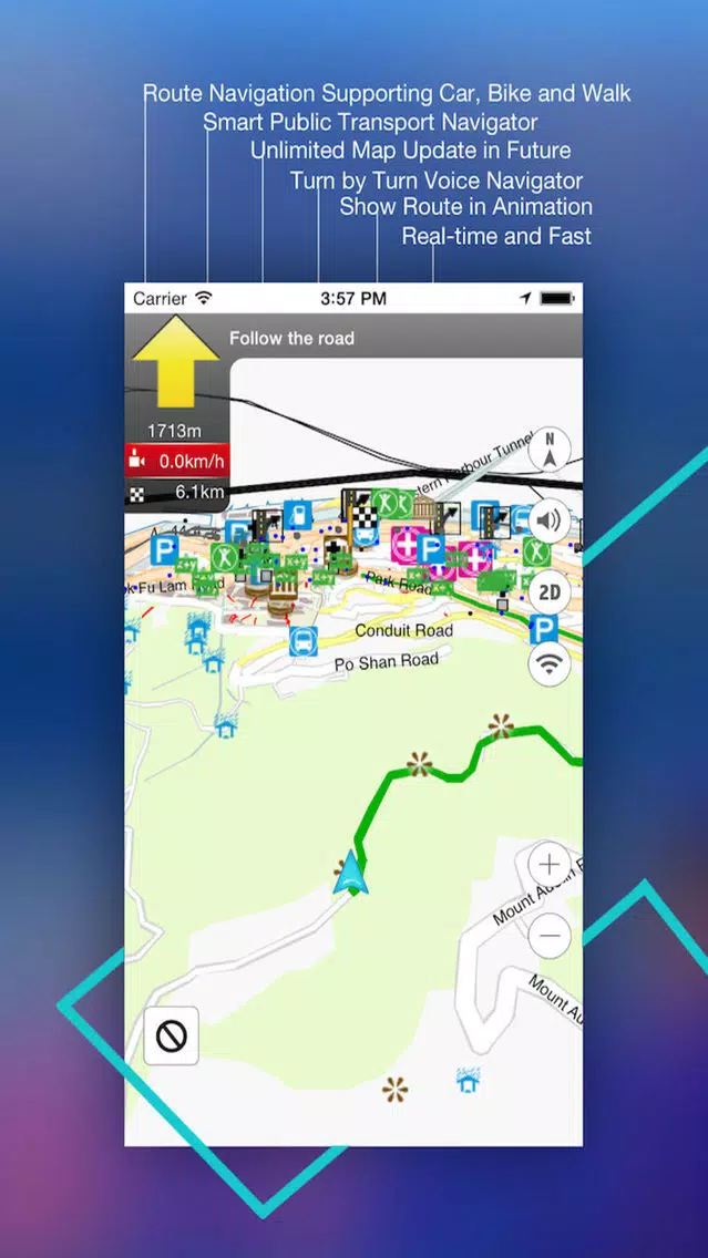 Tangkapan skrin Switzerland Offline Map