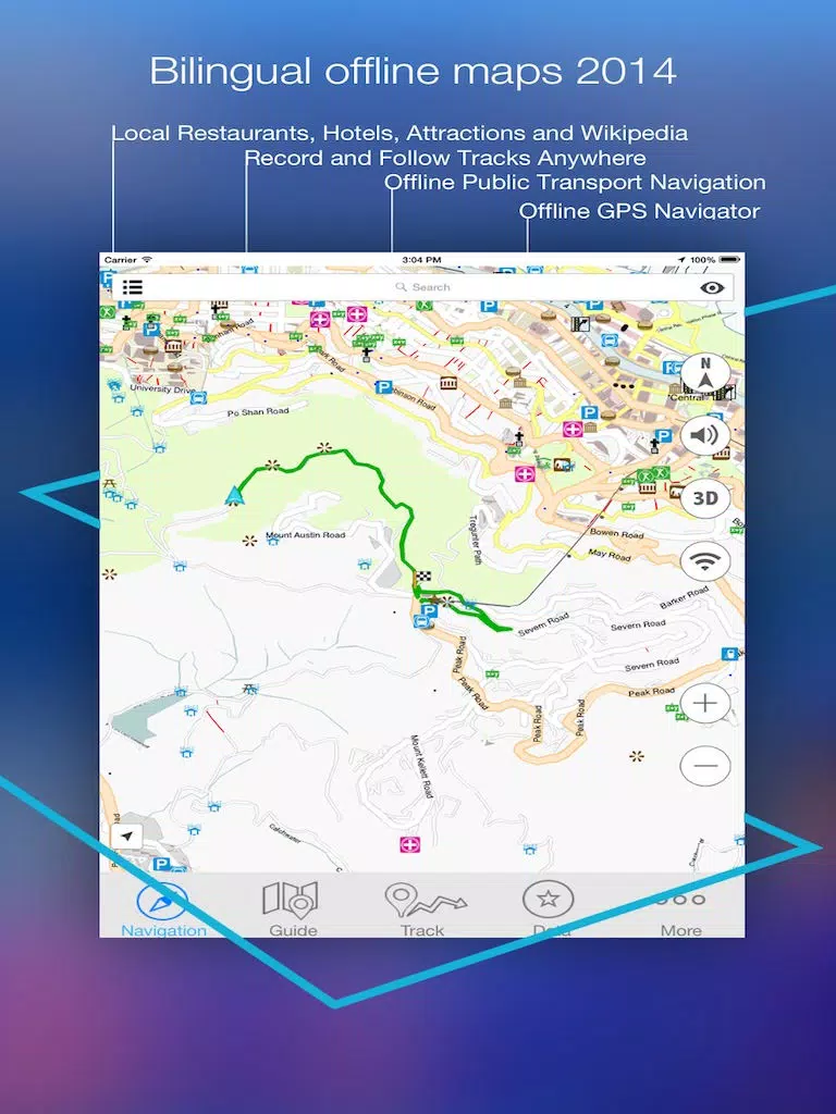 Singapore Offline Map iPad  سکرین شاٹس