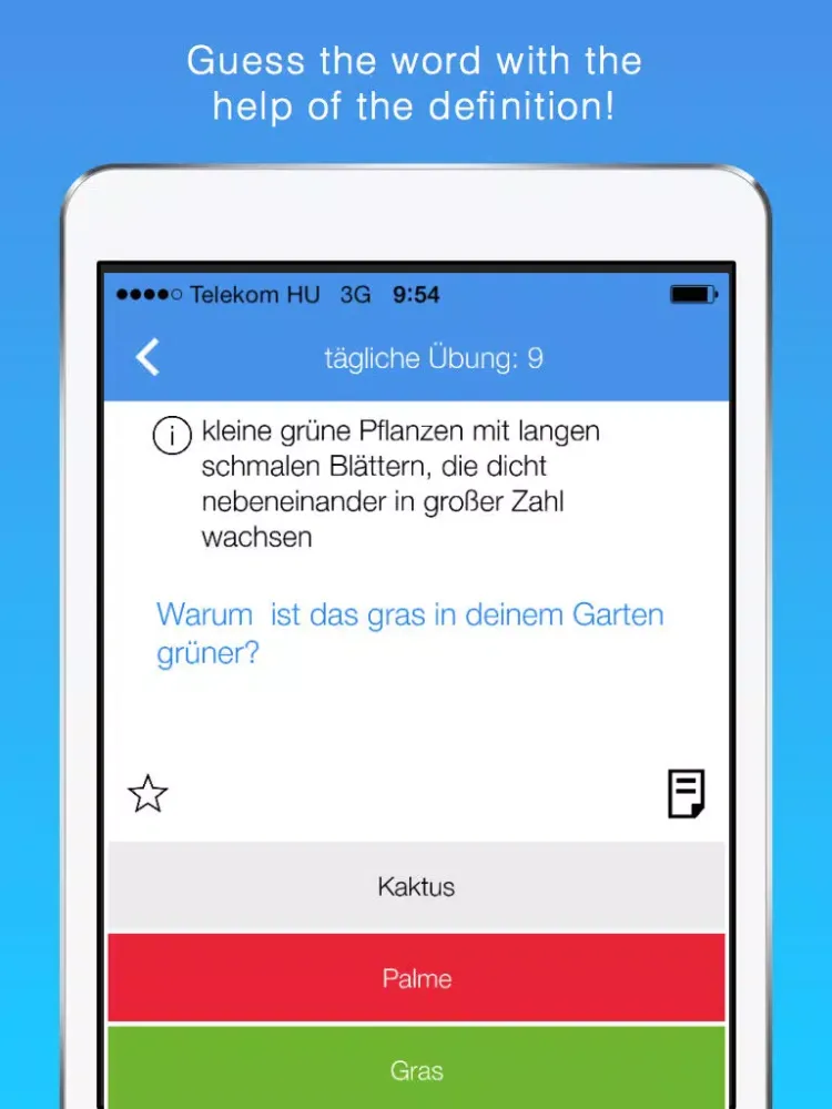 Word Game – German iPad  Screenshots