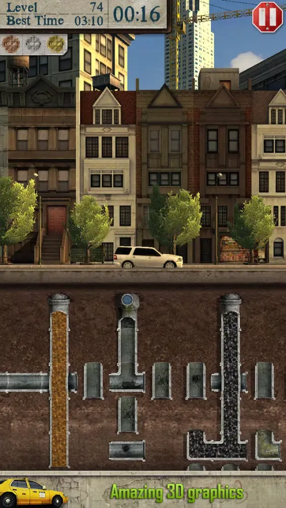 ภาพหน้าจอของ PipeRoll 3D