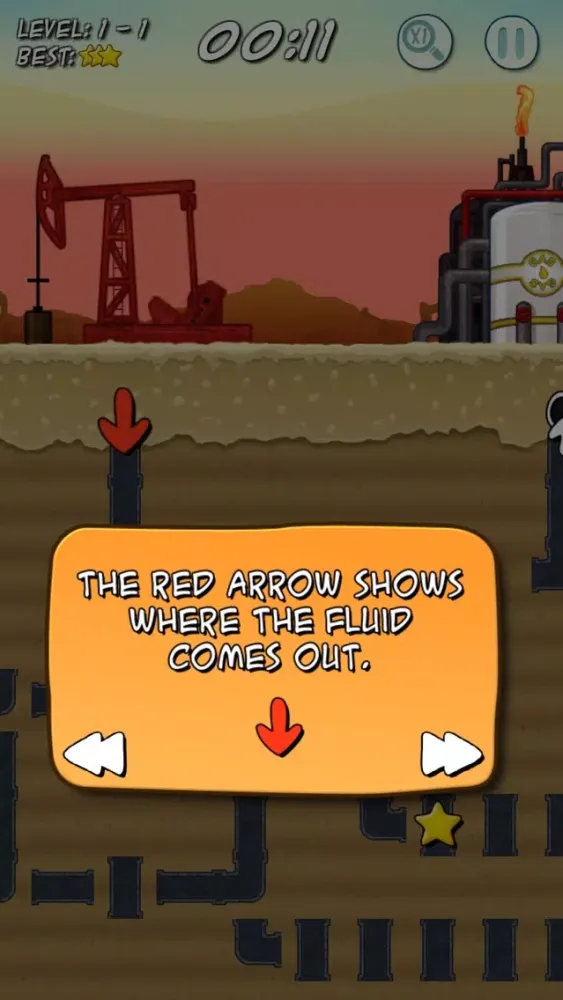 Capturas de tela do PipeRoll Oil HD