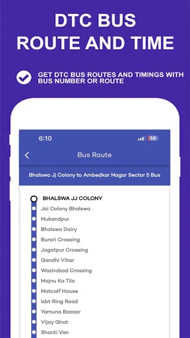 Tangkapan skrin Delhi Metro Route Map and Fare