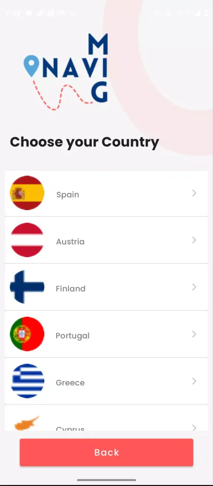 Zrzuty ekranu Navi-mig