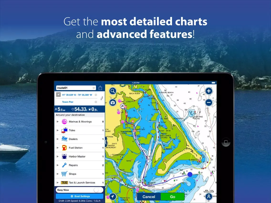 تصاویر Boating Europe HD iPad 