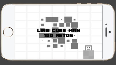 Zrzuty ekranu Line Cube Man - 100 Retos