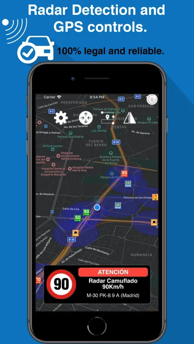 Radars Europe - ES,PT,FR,IT,DE应用截图