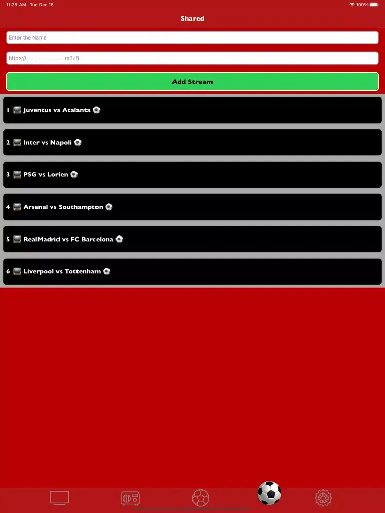 Capturas de pantalla de AppGoles iPad 