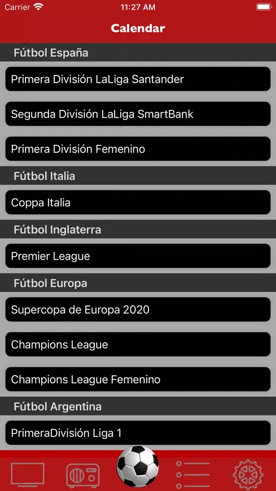 Capturas de pantalla de AppGoles