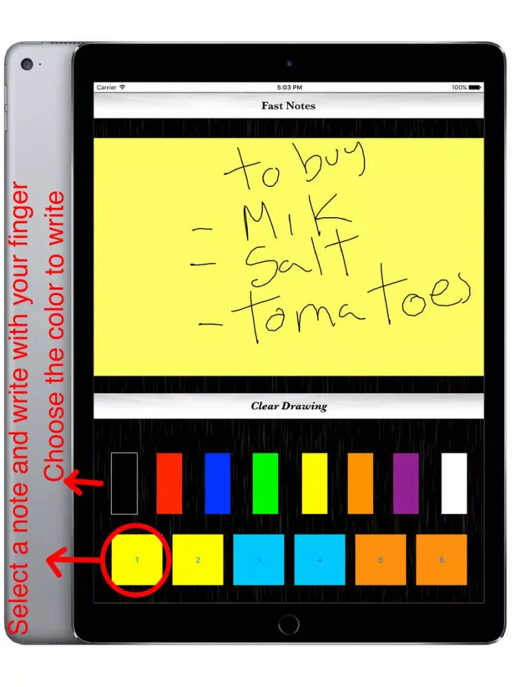 Fast Notes 4you iPad  Screenshots
