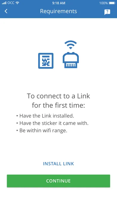 Ảnh chụp màn hình của OnCommand® Link