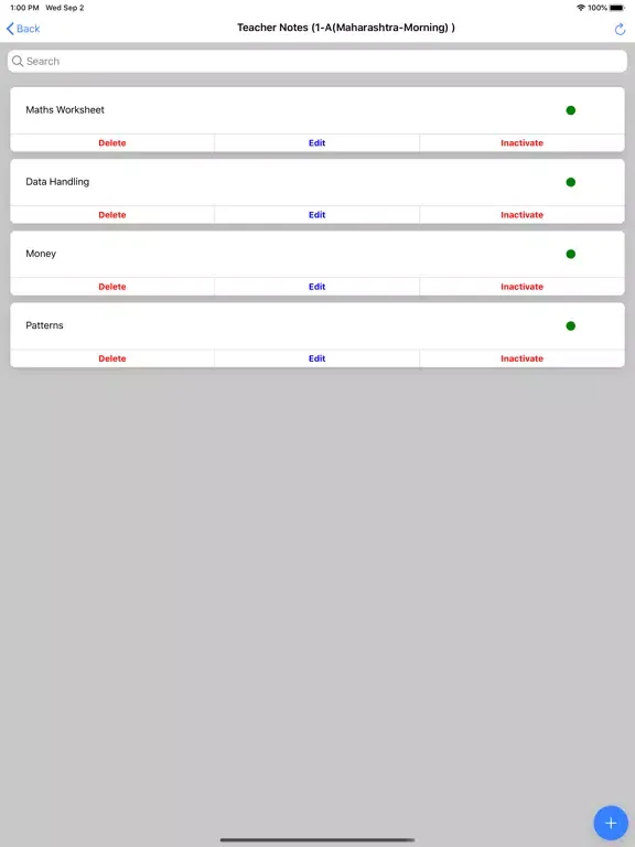 navitusTeacher iPad  سکرین شاٹس