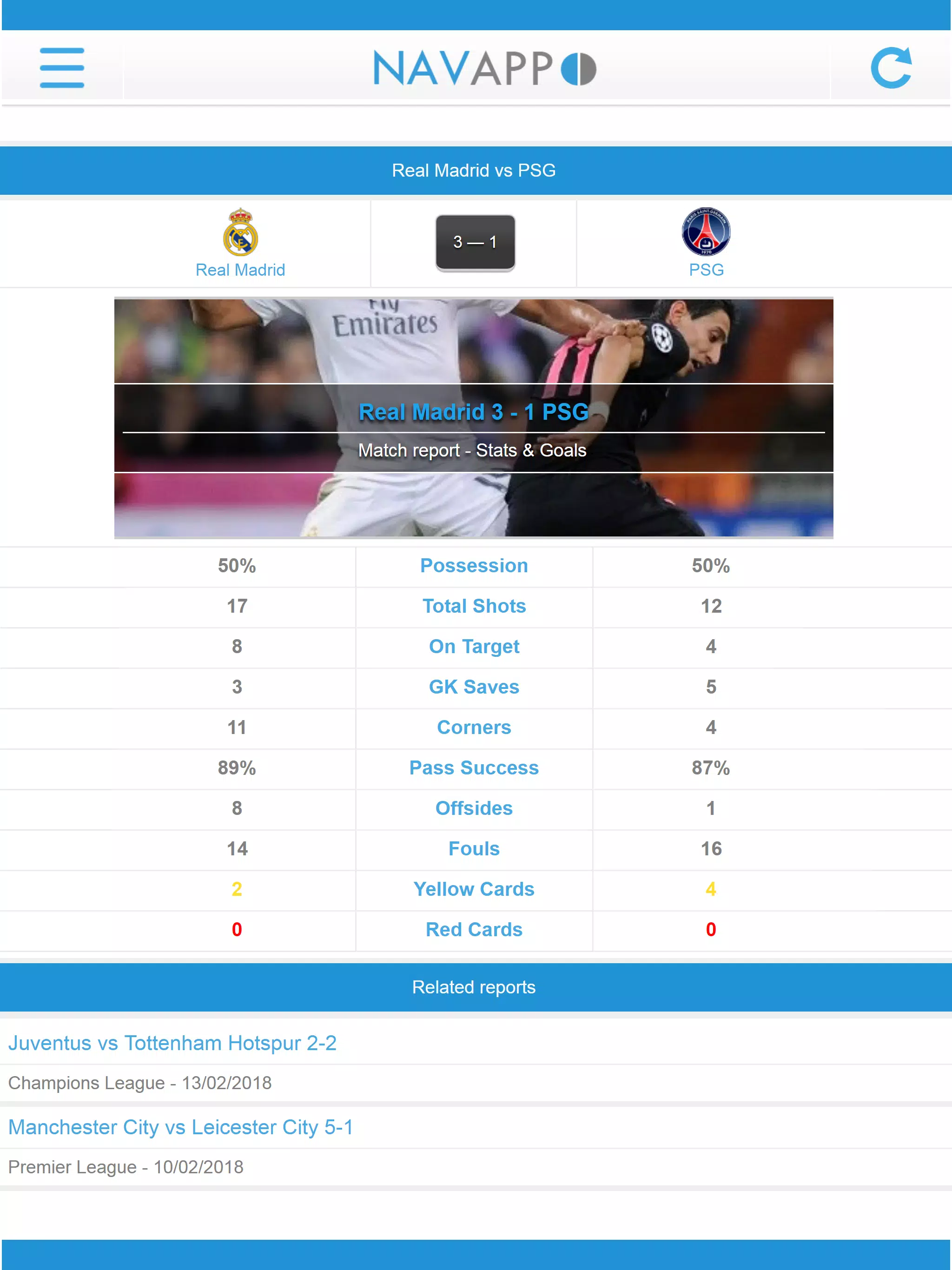 Navixsportภาพหน้าจอของแอป5