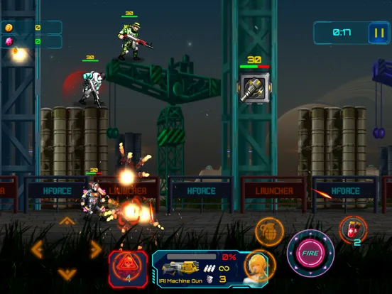 SteelWarriors: 2D Shoot Game iPad  Ekran Görüntüleri